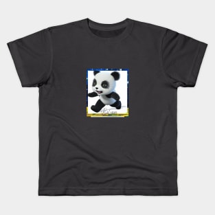 Do You Believe? Digital Art Happy Baby Panda Bear Kids T-Shirt